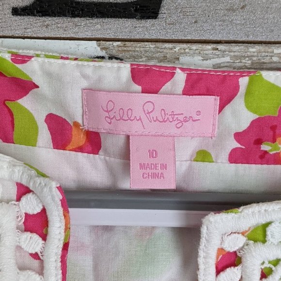 Lilly Pulitzer Falling For You Tropical Pink Dress - Picture 4 of 10